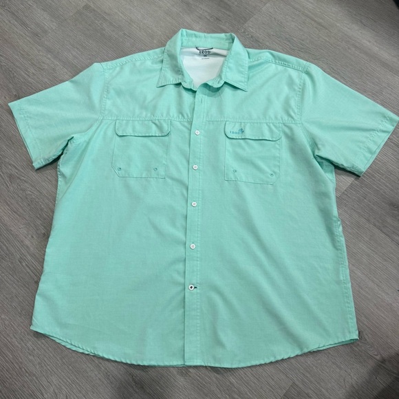 Izod Other - Izod Light Green Casual Button Down Shirt